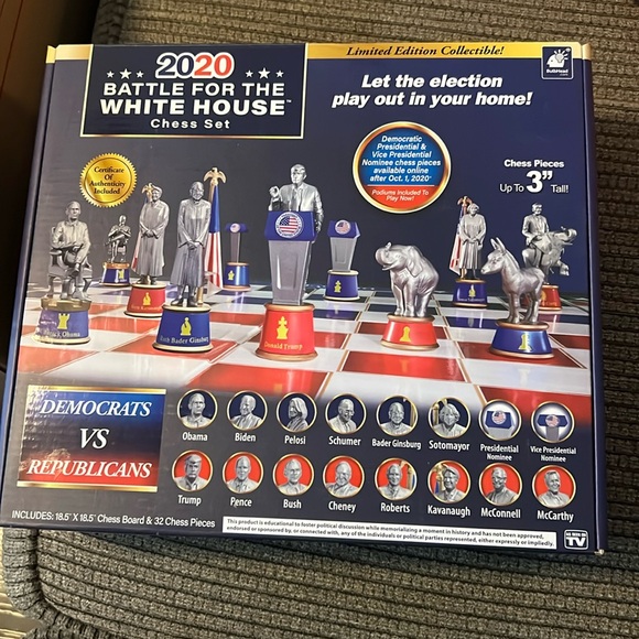 Chess Set - Democrats vs Republicans 😂 - Picture 1 of 6